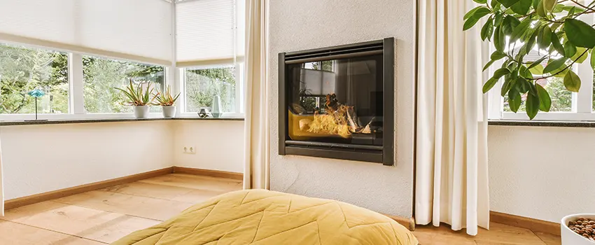 Residential Fireplace Ceramic Glass Installation in Wake Forest, NC