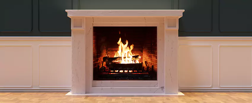 Open Flame Wood-Burning Fireplace Installation Services in Wake Forest, North Carolina