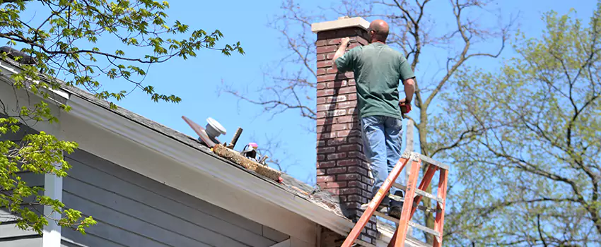 Vinyl and PVC Chimney Flashing Installation in Wake Forest, NC