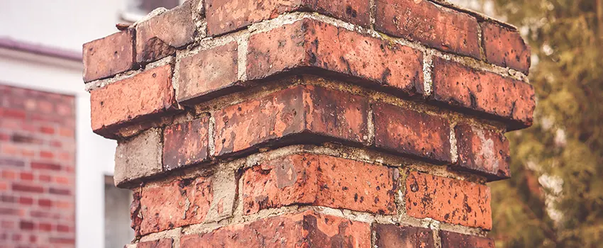 Cracked Chimney Bricks Repair Cost in Wake Forest, North Carolina