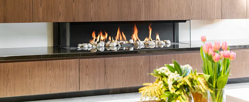 Double-height Fireplace Design Refurbishment in Wake Forest, North Carolina